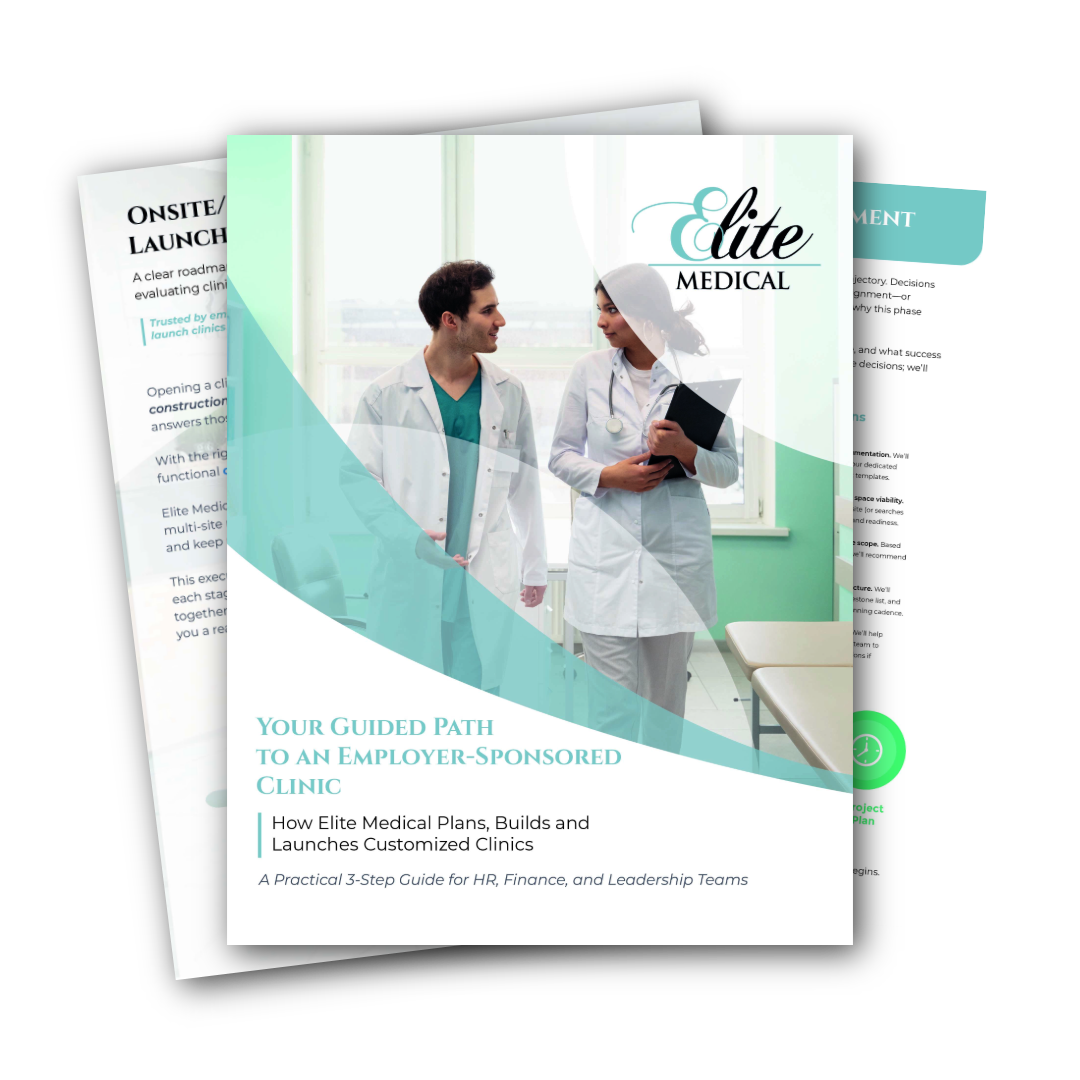 Guided Path to Employer Sponsored Clinics Illustration