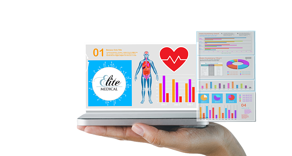 Woman holding up key health data helping her optimize her wellness initiatives